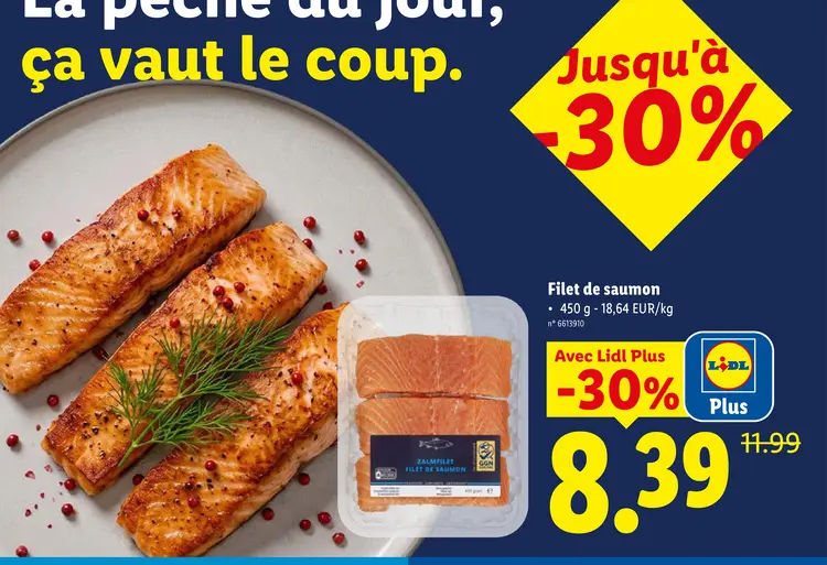 Offre: Filet de saumon