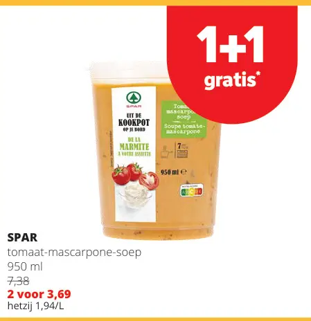 Promotie: Tomaat-mascarpone-soep