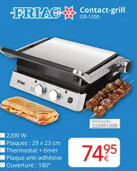 Offre: Contact-grill