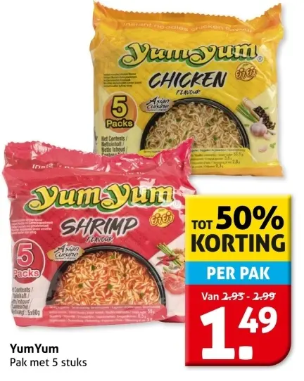 Aanbieding: Instant Noodles