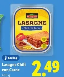 Aanbieding: Lasagne Chili con Carne