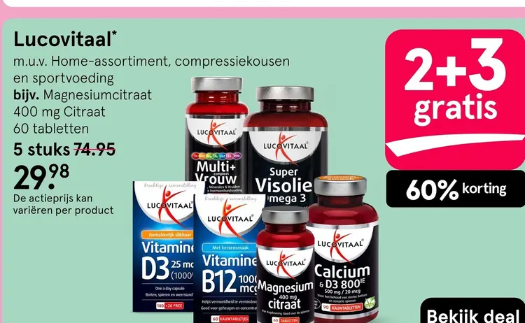 Aanbieding: Vitamines en supplementen
