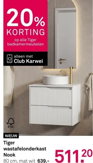 Aanbieding: Wastafelonderkast Nook