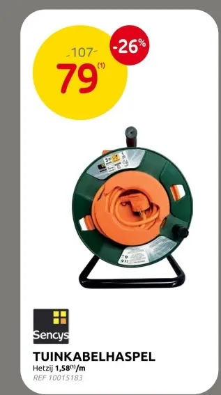 Promotie: Tuinkabelhaspel