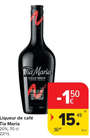 Offre: Liqueur de café