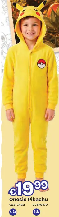 Offre: Onesie Pikachu