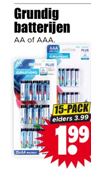 Aanbieding: Grundig batterijen
