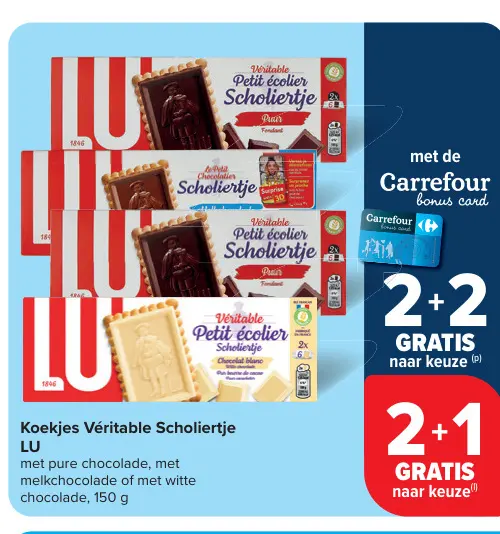 Promotie: Koekjes Véritable Scholiertje