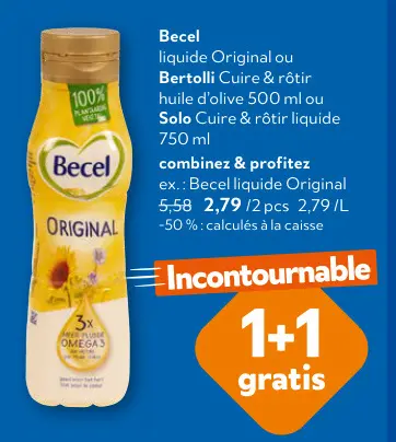 Offre: Becel, Bertolli, Solo
