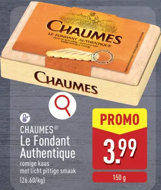 Promotie: CHAUMES® Le Fondant Authentique