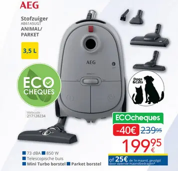 Aanbieding: Stofzuiger ANIMAL/PARKET