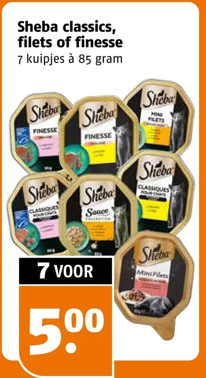 Aanbieding: Sheba classics, filets of finesse