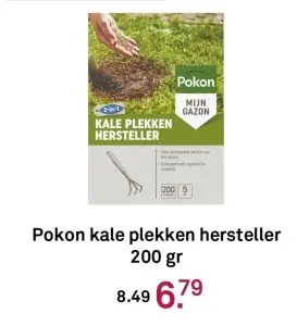 Aanbieding: Kale plekken hersteller