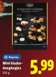 Aanbieding: Mini bladerdeeg hapjes