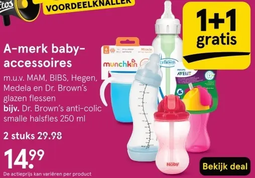 Aanbieding: A-merk baby-accessoires