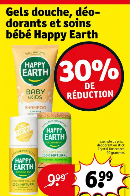 Offre: Gels douche, déodorants et soins bébé