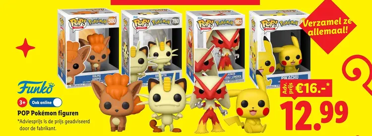 Aanbieding: POP Pokémon figuren