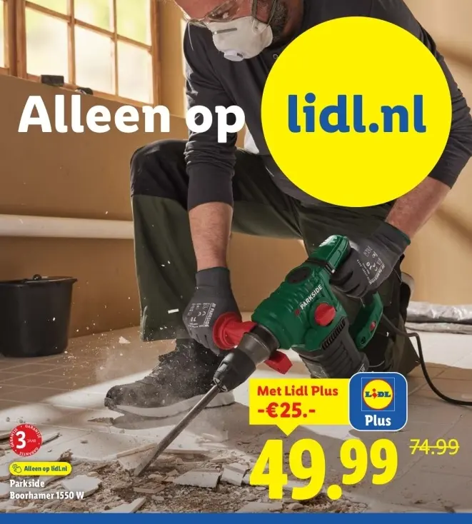 Aanbieding: Boorhamer 1550 W