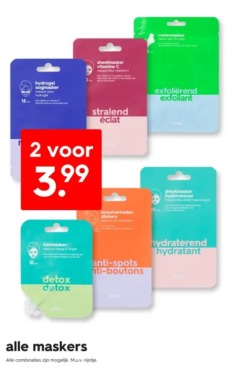 Aanbieding: Alle maskers