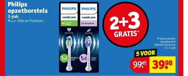 Aanbieding: Philips opzetborstels