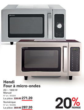 Offre: Four à micro-ondes