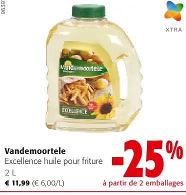 Offre: Excellence huile pour friture