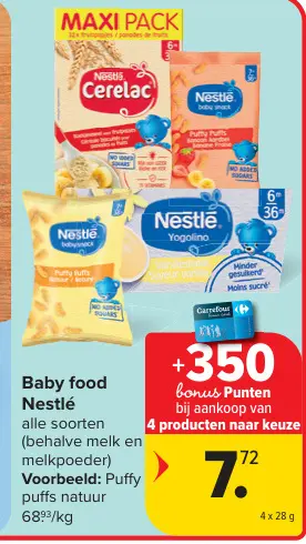 Promotie: Baby food Nestlé