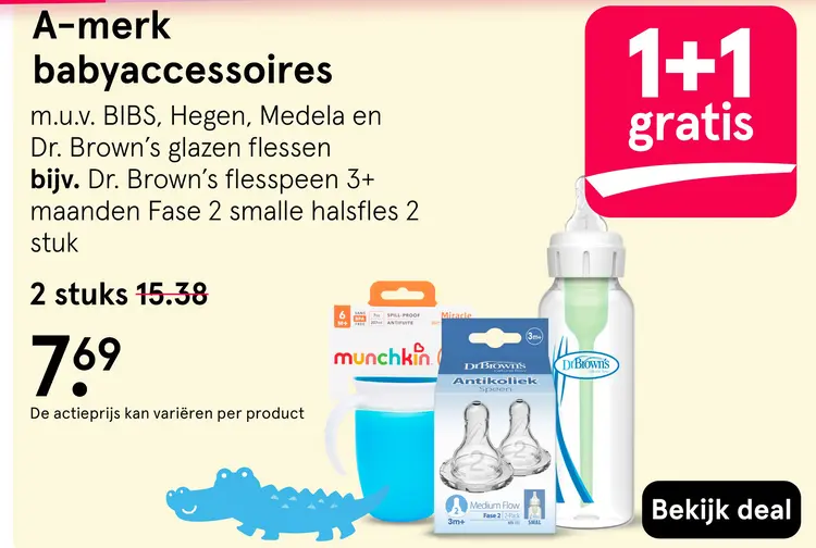 Aanbieding: A-merk babyaccessoires