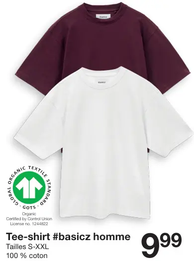 Offre: Tee-shirt #basicz homme