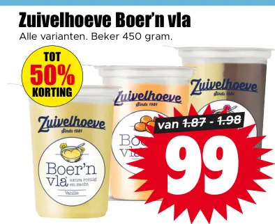 Aanbieding: Boer'n vla