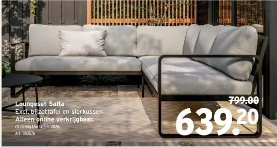 Promotie: Loungeset Salta