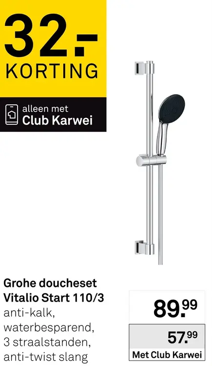 Aanbieding: Doucheset Vitalio Start 110/3