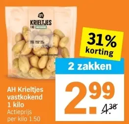 Aanbieding: AH Krieltjes
