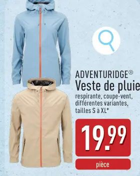 Offre: ADVENTURIDGE® Veste de pluie