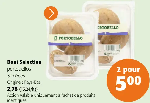 Offre: Portobellos