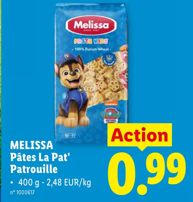 Offre: Pâtes La Pat' Patrouille