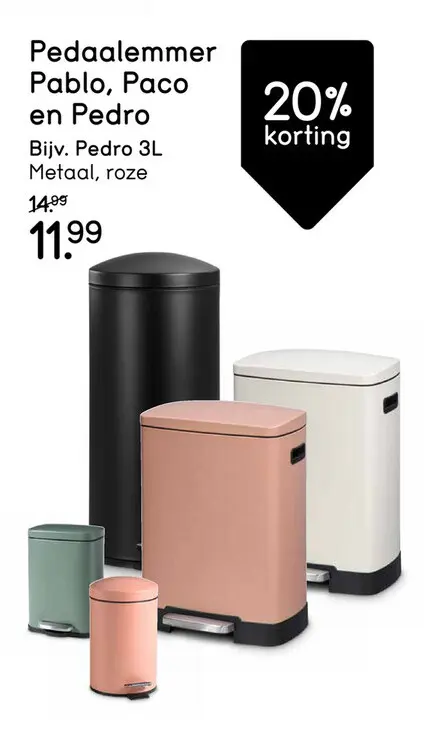 Aanbieding: Pedaalemmer Pablo, Paco en Pedro