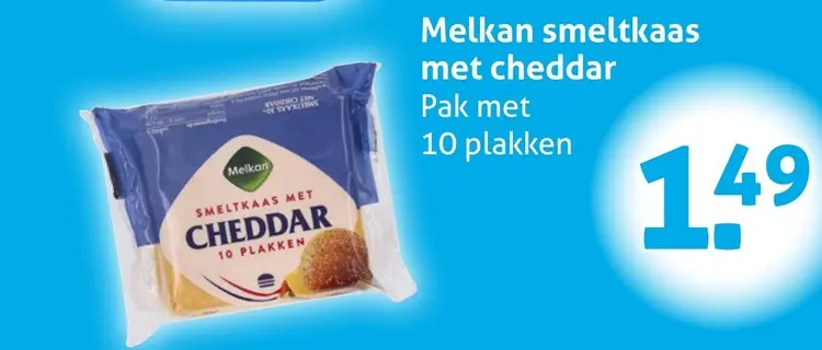 Aanbieding: smeltkaas met cheddar