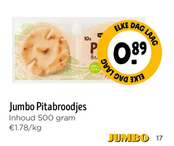 Aanbieding: Jumbo Pitabroodjes