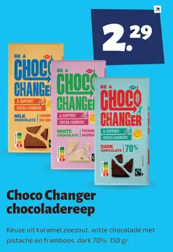 Aanbieding: Choco changer chocoladereep
