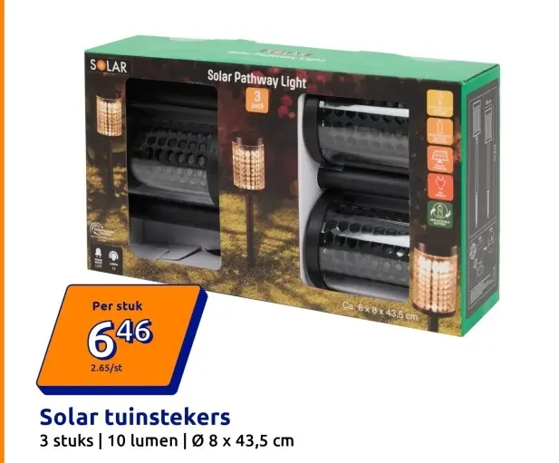 Aanbieding: Solar tuinstekers
