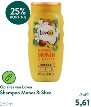 Aanbieding: Lovea Shampoo Monoi & Shea - 250ml