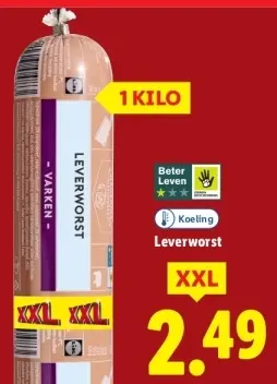 Aanbieding: Leverworst - Varken