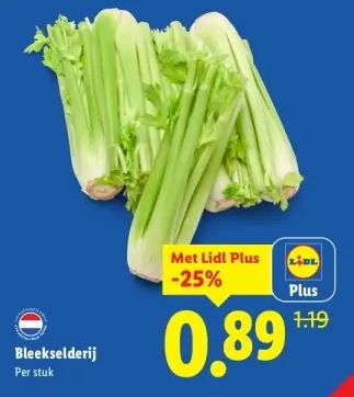 Aanbieding: Bleekselderij