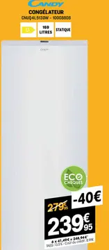 Offre: Congélateur cnuq4l513dw