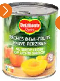 Offre: Pêches demi-fruits