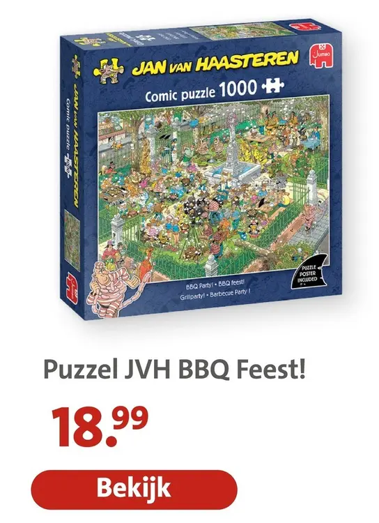 Aanbieding: Puzzel JVH BBQ Feest!