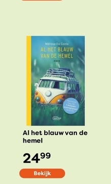 Aanbieding: Al het blauw van de hemel