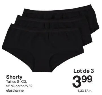 Offre: Shorty