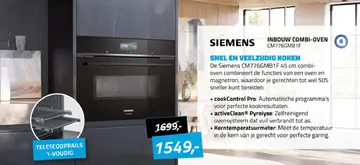 Aanbieding: INBOUW COMBI-OVEN CM776GMB1F
